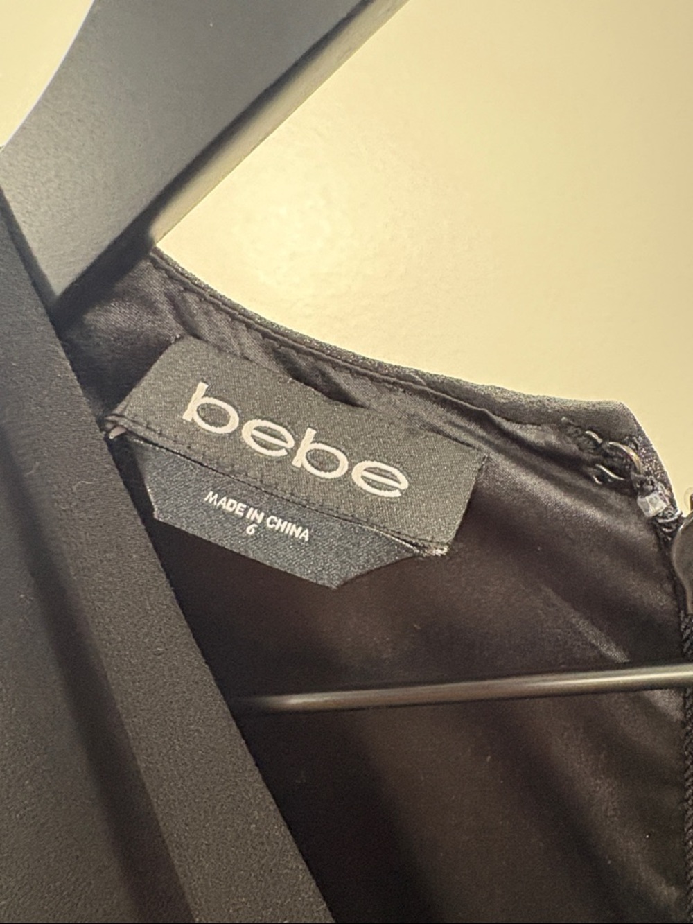 bebe Black Sheer Long-Sleeve Maxi Dress - Picture 2 of 5